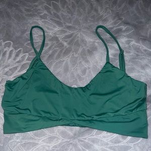 Riot Swim Cree bikini Top in Jade